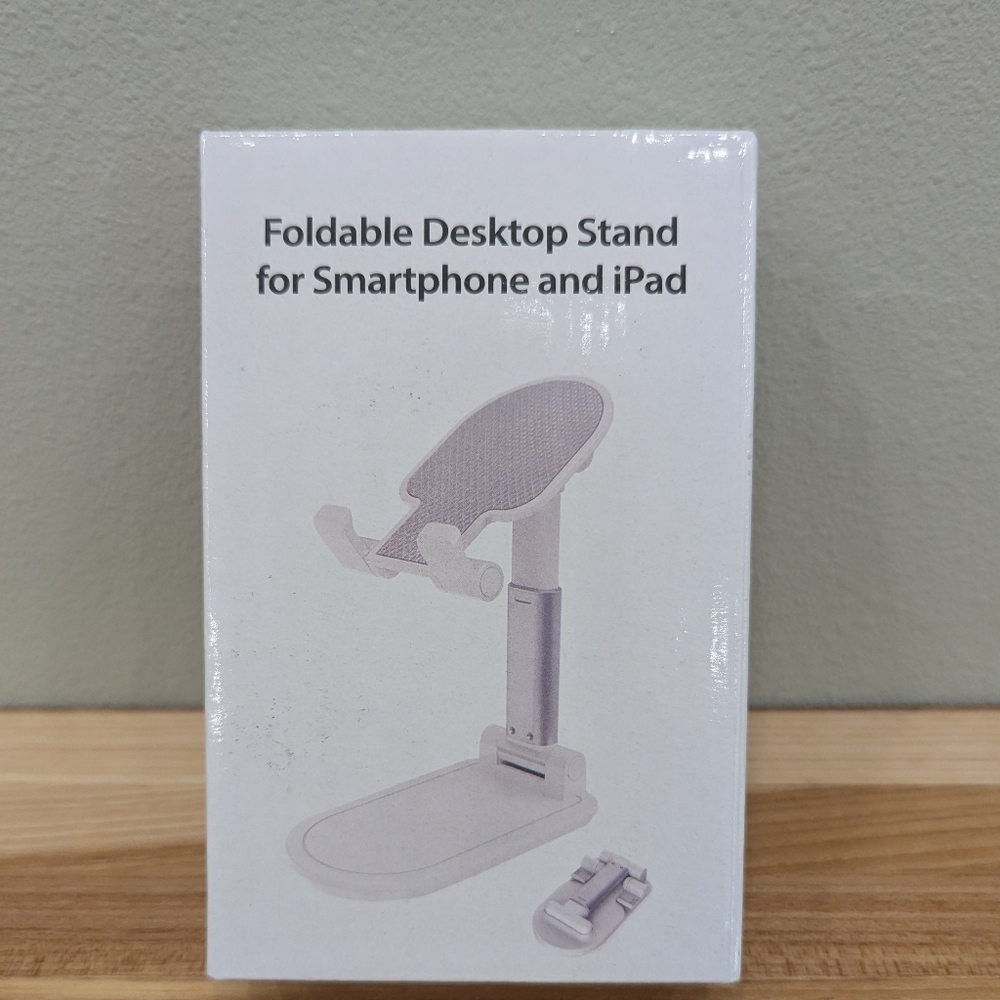 Foldable Desktop Stand for Smartphone or Tablet